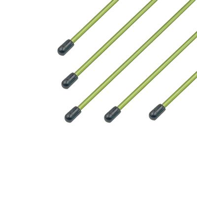 5PCS RC Toy Universal Plastic Antenna Pipe Tube Sleeve with Cap for RC Boat Ship Car Truck DIY Model Toy Building Parts (Green, 320mm Length)