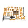 WWJYJKUK Metal Upgrade Retrofit 44T 27T Gear Drive Shaft 14 Pack for wltoys 144010 144001 144002 124017 124019 RC Car Parts(Silver) view 3