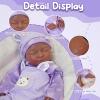 20in Full Silicone Reborn Baby Dolls Hand Painted Lifelike Weighted Doll Realistic Soft Newborn Girl Babies Silicone Full Body Not Vinyl for Ages 3+ view 2