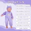 20in Full Silicone Reborn Baby Dolls Hand Painted Lifelike Weighted Doll Realistic Soft Newborn Girl Babies Silicone Full Body Not Vinyl for Ages 3+ view 4