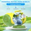 Bubble Machine, Automatic Bubbles Blower, 360 Rotation, 75 Adjustment, LED Light, with Handle - Bubble Toys for Kids, Toddlers - Gifts for Boys, Halloween, Outdoor, Birthday, Party Use view 2