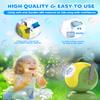 Bubble Machine, Automatic Bubbles Blower, 360 Rotation, 75 Adjustment, LED Light, with Handle - Bubble Toys for Kids, Toddlers - Gifts for Boys, Halloween, Outdoor, Birthday, Party Use view 4
