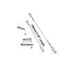 8PCS RC Airplane Metal Clip Push Rod Coupler with Pushrod Connecting Rod for RC Airplane Helicopter Aircraft Boat DIY Model Plane Connection Accessories (M2 Clevis,M2x100mm Pushrod) view 3