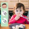12 Pieces Toddler Utensils, Toddler Forks and Spoons, Kids Silverware Set with Plastic Handle Stainless Steel Silverware, Dishwasher Safe view 4