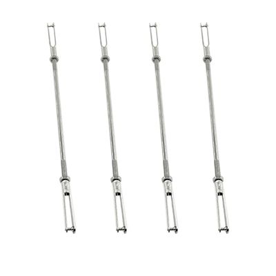 8PCS RC Airplane Metal Clip Push Rod Coupler with Pushrod Connecting Rod for RC Airplane Helicopter Aircraft Boat DIY Model Plane Connection Accessories (M3 Clevis,M3x150mm Pushrod)