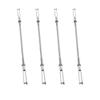 8PCS RC Airplane Metal Clip Push Rod Coupler with Pushrod Connecting Rod for RC Airplane Helicopter Aircraft Boat DIY Model Plane Connection Accessories (M3 Clevis,M3x150mm Pushrod) view 1