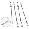8PCS RC Airplane Metal Clip Push Rod Coupler with Pushrod Connecting Rod for RC Airplane Helicopter Aircraft Boat DIY Model Plane Connection Accessories (M3 Clevis,M3x150mm Pushrod) view 2