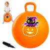 ZOOJOY Hopper Ball for Kids Aged 3-8, 18In Bouncy Balls with Handle, Orange Inflatable Hoppity Hop Ball, Indoor Outdoor Active Jumping Hopping Toys for Boys Girls view 1