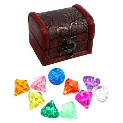 CIYODO Acrylic Beaded Gems Toys Set for Boys and Girls Assorted Colors DIY Crafting Accessories for Children for Pool Parties and Creative Play Random Style