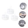 3pcs Transparent Facial Cleaning Bubbling Tool Portable Bubble Cup for Easy Foaming Durable Skin Care Dispenser for Home Use and Decoration view 3