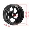 2.2 Carbon Fiber Aluminum Beadlock Wheels Rim for 1/10 RC Rigs Crawler Capra SCX10 PRO Wraith TRX4 Gmade R1 Element Enduro DIY (Black A) view 2