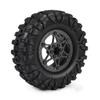 2.2 Carbon Fiber Aluminum Beadlock Wheels Rim for 1/10 RC Rigs Crawler Capra SCX10 PRO Wraith TRX4 Gmade R1 Element Enduro DIY (Black A) view 4