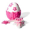 3D Printed Dragon Egg with 5.7 Inch Articulated Cherry Blossom Dragon Inside - Mystical Dragon Decor, Poseable Dragon Toy, Unique Cute Desk Decor for Collectors and Kids (Pink (Glows in The Dark)) view 1