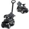 HONEY JOY Ride On Push Car for Toddlers, Licensed Land Rover Ride On Sliding Car w/Handle & Handrails, Music & Lights, Under Seat Storage, No Batteries, Kids Ride On Toys for Boys and Girls (Black) view 1