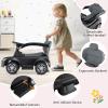 HONEY JOY Ride On Push Car for Toddlers, Licensed Land Rover Ride On Sliding Car w/Handle & Handrails, Music & Lights, Under Seat Storage, No Batteries, Kids Ride On Toys for Boys and Girls (Black) view 4