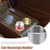 2Pcs Car Cup Holder Insert, Stainless Steel Cup Holder Insert Stable Sturdy Reusable Metal for Casino Poker Tables, Work Desks, Boats, RVs view 3