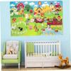 Felt Board Story Sets, 41x30 Inch Farm Animals Felt Board for Toddlers, Early Learning Wall Activities for Toddlers, Interactive Hanging for Wall for view 3