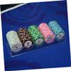HOOTNEE 1Pc Stylish Visible Chips Storage Box Poker Chips Holder for Chips Space Saving Organizer with Smooth Surface for Game and Tidy Tables view 2