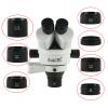 1pc 0.3X 0.5X 0.7X 0.75X 1X 1.5X 2.0X Auxiliary Barlow Objective Lens Thread M48mm for Zoom Stereo Binocular Trinocular Microscope(0.5X 0.7X 1.5X 2X) view 2