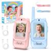 BlueFire Kids Walkie Talkies with Video  Screen Display Toy Radios with Voice Effects, One-on-One Pairing, Long Range  Birthday Toys Gifts for Boys & Girls Ages 312 (Pink+Blue) view 1
