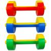 3 Pcs Baby Dumbbell Toy Mini 7.8x3in Plastic Hand Kids Weight Set for Fitness Exercise Funny Sport Toys for Toddlers Ideal Gift Baby Dumbbell Kids Dumbbells Set view 1