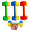 3 Pcs Baby Dumbbell Toy Mini 7.8x3in Plastic Hand Kids Weight Set for Fitness Exercise Funny Sport Toys for Toddlers Ideal Gift Baby Dumbbell Kids Dumbbells Set view 2