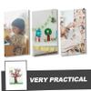 HOOTNEE 1Set Felt Story Board Preschool Wall Tree Decor DIY Flower and Butterfly Decor for Home Classroom Encourages Creativity and Socialization Great Idea for Holidays view 3