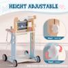 ROBOTIME Doctor Kit for Toddlers, Wooden Kids Doctor Play Set with Medical Cart & Accessories, Pretend Role Play Doctor Toys for Girls Boys, Toddler Doctor Playset Gift view 4