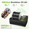A1 Professional Rock Tumbler Kit, 4LB Extra-Large Barrel with Cutting-Edge Brushless Motor, Adjustable Speed & Timer, Durable Metal Base for Adults & Rock Collectors  Includes Full Accessories view 2