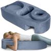 SAHEYER Pregnancy Massage Cushion & Headrest, Full Body Prenatal Bolster Release Lower Back Pain, Maternity Pillow After Breast Surgery, Pregnancy Stomach, Grey view 1