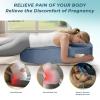 SAHEYER Pregnancy Massage Cushion & Headrest, Full Body Prenatal Bolster Release Lower Back Pain, Maternity Pillow After Breast Surgery, Pregnancy Stomach, Grey view 3