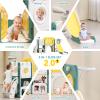 8 in 1 Toddler Slide Set, Kids Slide for Toddlers, Toddler Climber Slide PlaySet with Basketball Hoop,Outdoor Indoor Playground for Toddlers Upgraded view 2