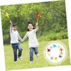12pcs Graffiti Pinwheels DIY Kit Fun Craft for Early Education Parent Interaction Windmill Assembly for Boys view 4