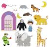 Thryvomniq Goodnight Gorilla Story Felts Felt Story Board Pieces Preschool Kindergarten Storytelling Learning Activities Felt Toys Interactive Toys view 1
