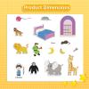 Thryvomniq Goodnight Gorilla Story Felts Felt Story Board Pieces Preschool Kindergarten Storytelling Learning Activities Felt Toys Interactive Toys view 2