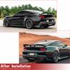 Rear Trunk Spoiler Compatible with Ford Mustang GT Dark Horse 2024 2025 Gloss Black ABS Rear Lip Wing Spoiler Deck Lid view 2