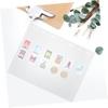 SHOWERORO Stamp Album Replacement Pages 10 Sheets Plastic Stamp Holder Coin Collection Pages for Collectors view 3