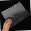 SHOWERORO Stamp Album Replacement Pages 10 Sheets Plastic Stamp Holder Coin Collection Pages for Collectors view 4