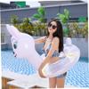 1pc Cartoon Rabbit Pattern Inflatable Swimming Ring for Adults Thickened Water Floating Ring for Summer Fun Easy to Inflate and Portable Water Entertainment view 3
