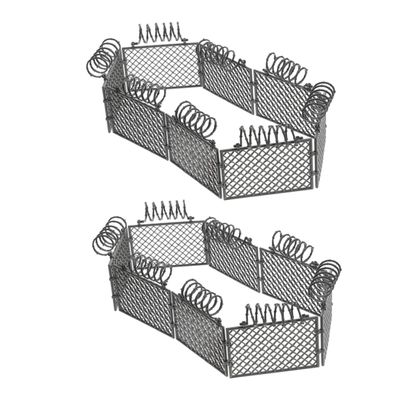 YARNOW 2Sets Miniature Farm Fence of Plastic for Building Blocks for Scenes and Interactive Play Enhances Cognitive Development and Creativity