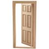 1 12 Scale Dollhouse Accessories, Birch Mini Dollhouse Accessories Door, DIY Miniature for Decoration, Gift for Lovers Miniature view 1