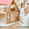 1 12 Scale Dollhouse Accessories, Birch Mini Dollhouse Accessories Door, DIY Miniature for Decoration, Gift for Lovers Miniature view 3