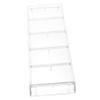 FELTECHELECTR Transparent Poker Chip Holder Wear Resistant Tray for Easy Organization Portable Chip Case for Poker Games and Item Storage view 1