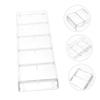 FELTECHELECTR Transparent Poker Chip Holder Wear Resistant Tray for Easy Organization Portable Chip Case for Poker Games and Item Storage view 4