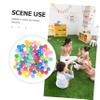 Toddmomy 100pcs Educational Fun Plastic Mixed Raffle Balls Bingo Game Balls for Parties Schools view 3