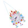 Gogogmee 1Set DIY Cartoon Clock Kit for Non Woven Craft Material Fun Hands Activity for Develop Cognitive Skills and Recognition Birthday view 1