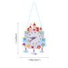 Gogogmee 1Set DIY Cartoon Clock Kit for Non Woven Craft Material Fun Hands Activity for Develop Cognitive Skills and Recognition Birthday view 2