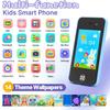 Kids Smart Phone, Christmas Birthday Gifts for Boys Girls Toddler Cell Phone Toys with Dual Camera Music Player Mini Educational Learning Games Fake Phone for 4-8 Year Old with 16G SD Card (Blue) view 2