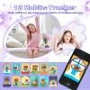 Kids Smart Phone, Christmas Birthday Gifts for Boys Girls Toddler Cell Phone Toys with Dual Camera Music Player Mini Educational Learning Games Fake Phone for 4-8 Year Old with 16G SD Card (Blue) view 4