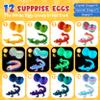 ENJOYJOY 12PCS 3D Printed Dragon Eggs, Prefilled Easter Eggs for Easter Basket Stuffers, Unique Surprise 3D Printed Animals Fidget Toy, Ideal Easter Basket Essentials for Kids Girls Boys Gifts view 3